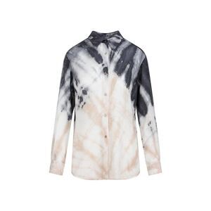 GABRIELA HEARST Tie-Dye Long-Sleeve Shirt Women NUDE & NEUTRALS Shirts